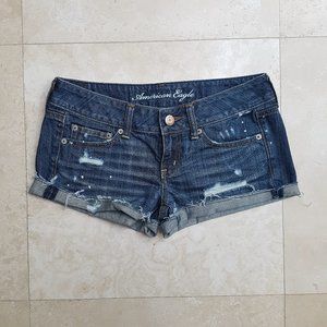American Eagle Blue Denim Shorts